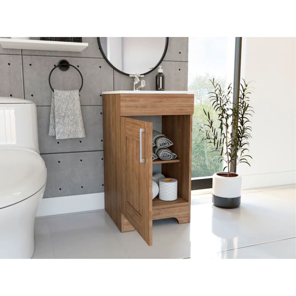 Mueble Vanitorio Piso 1 Puerta Fm-002c Café Claro image number 6.0