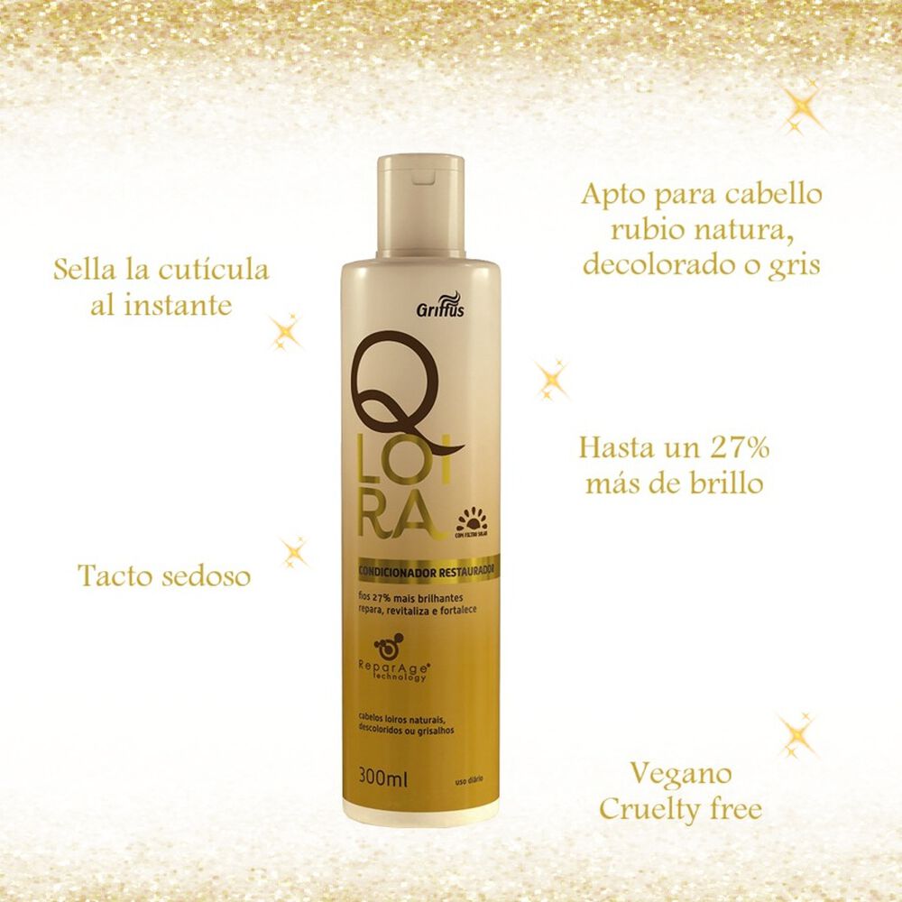 Acondicionador Q Loira Restaurador 300ml Griffus image number 1.0