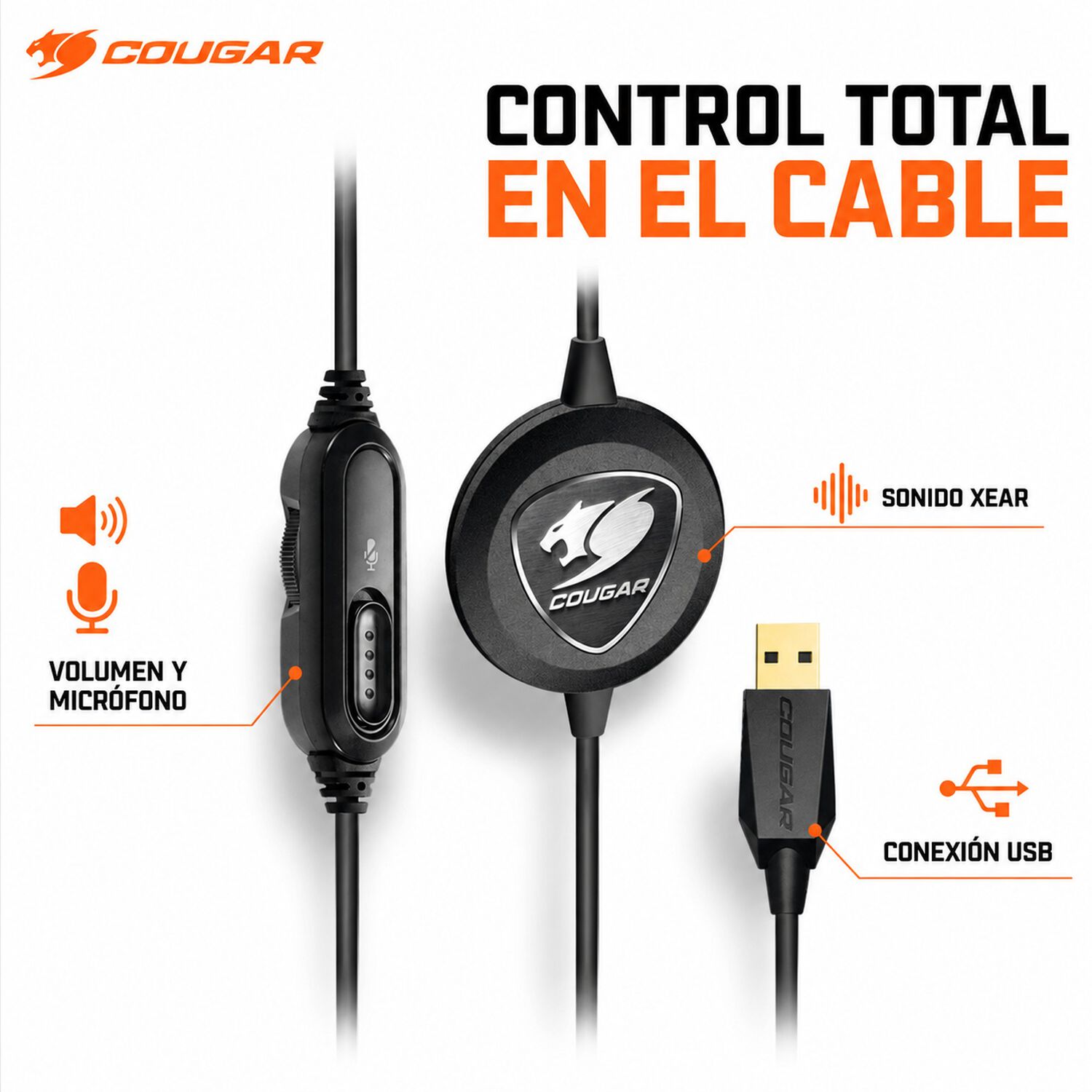 Audifono Cougar Immersa Pro Prix Rgb Usb 7.1 Multiplataforma image number 4.0