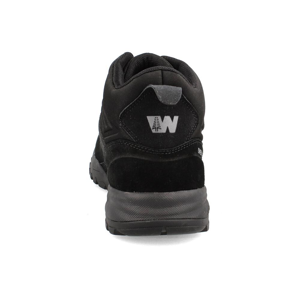 Zapatilla Outdoor Hombre Weinbrenner Beagle Whisler Mid Negro image number 4.0