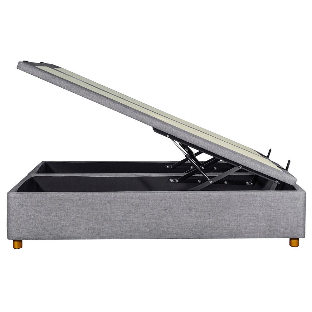 Base Cama Mons Ba&uacute;l 190 Bd Gris / 2 Plazas / Base Dividida image number 4.0