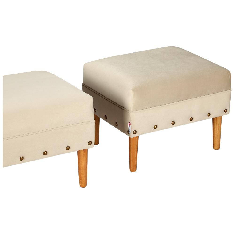 Pack 2 Pouf Bodevir Provensa Tachas / 1 Cuerpo image number 3.0