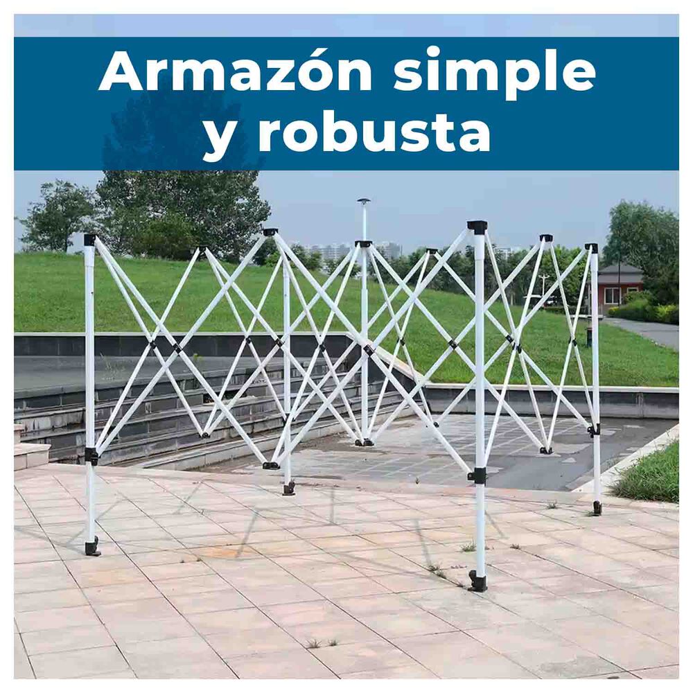 Toldo Plegable 3x3 Color Azul image number 2.0