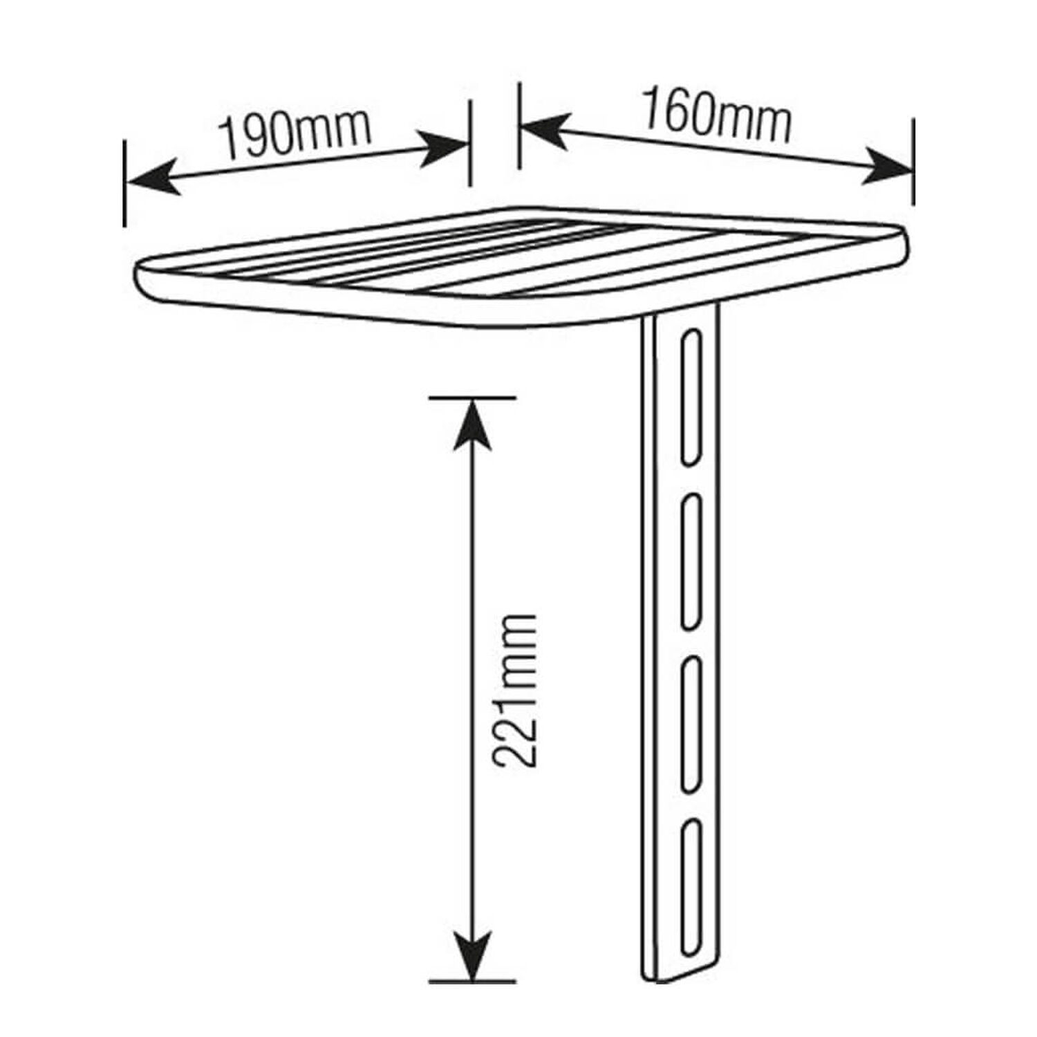 Soporte Para Deco - Router A La Pared O Tv - 3 Kilos Advd178 Brasforma image number 4.0