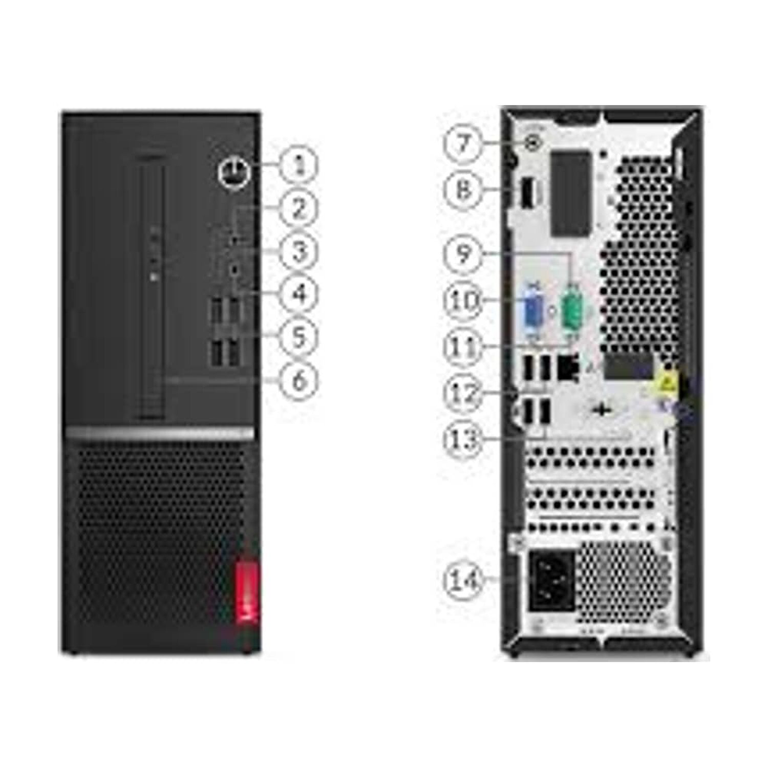Kit Monitor + Pc Lenovo V50s-07imb Sff (i7 8gb 256gb Ssd) + Teclado & Mouse Reacondicionado Grado A image number 2.0