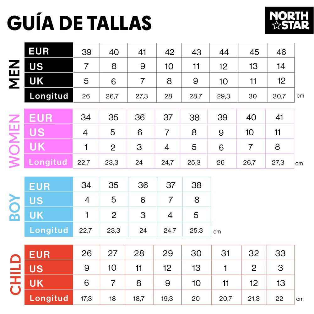 Zapatilla Mujer North Star Maisy Negro image number 7.0