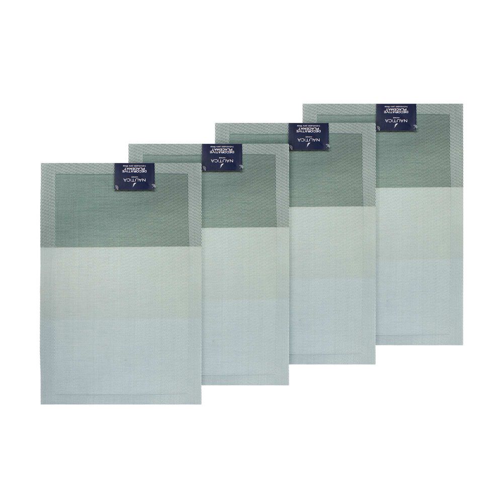 Pack 4 Individuales De Mesa Nautica Home 45x30cm Degrade Verde image number 1.0