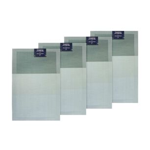 Pack 4 Individuales De Mesa Nautica Home 45x30cm Degrade Verde