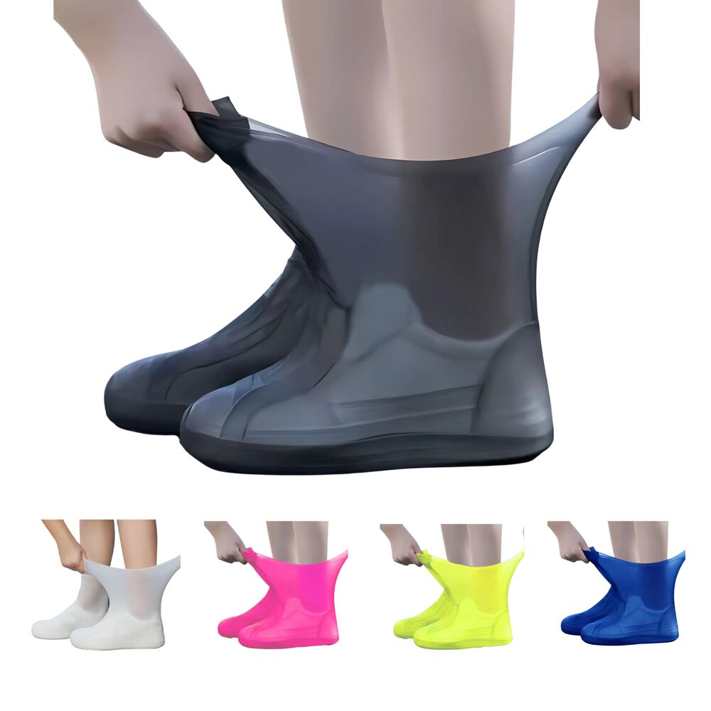 Pack 5 Pares Cubrezapatos Impermeable Latex Protector Botas image number 0.0