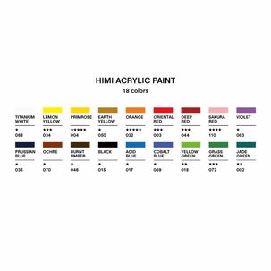 Tubos De Pintura Acrílica Himi, 12ml/18colores
