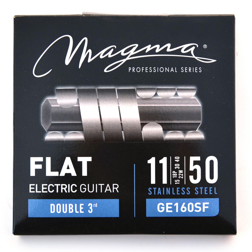 Set Cuerdas Guitarra El&eacute;ctrica Flat Ge160sf Magma image number 0.0