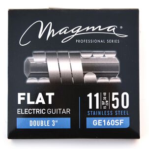 Set Cuerdas Guitarra El&eacute;ctrica Flat Ge160sf Magma
