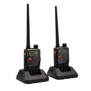 Kit 2 Radiotransmisores Walkie Talkie Led Negro