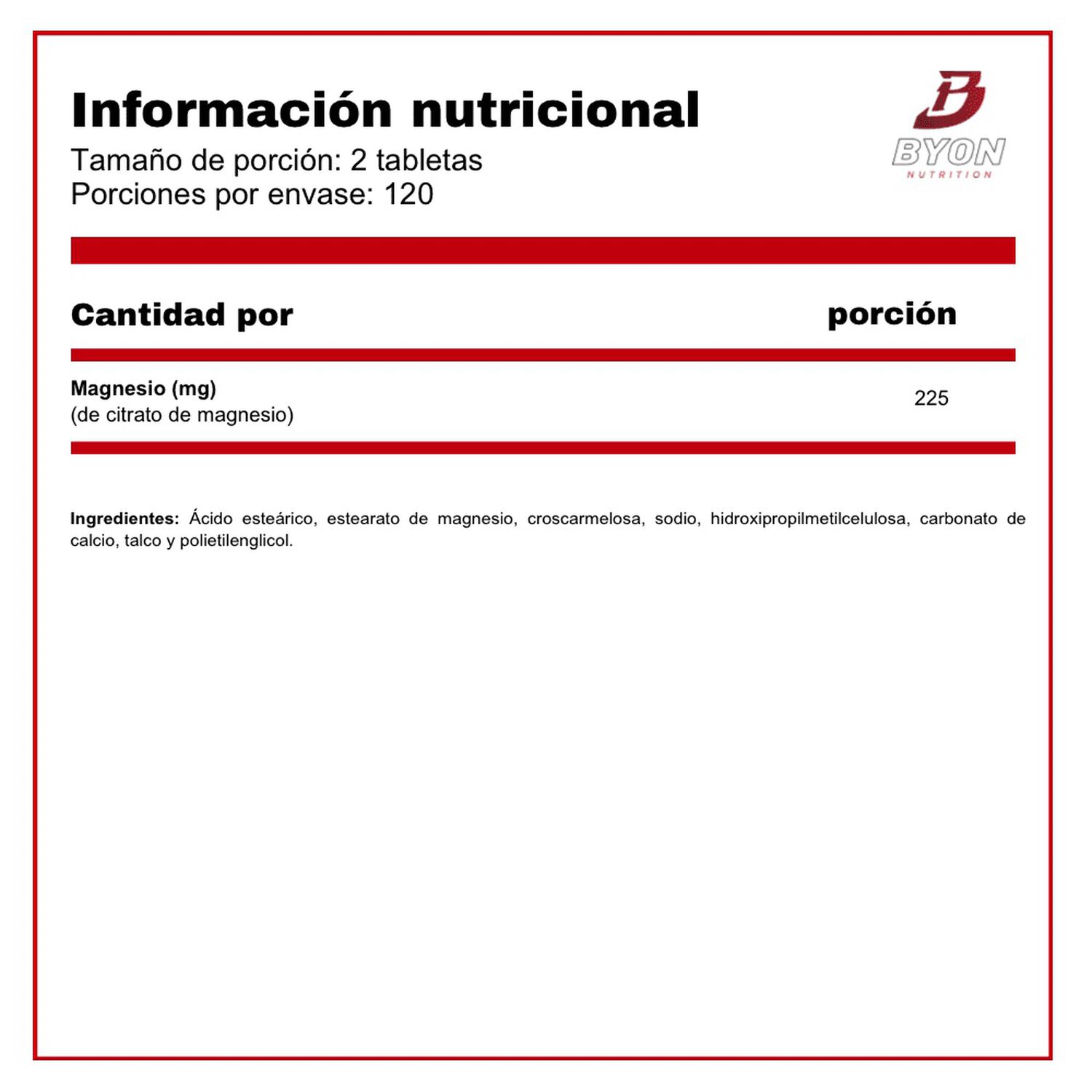 Magnesio Citrate 112.5 Mg 240 Tabletas image number 1.0