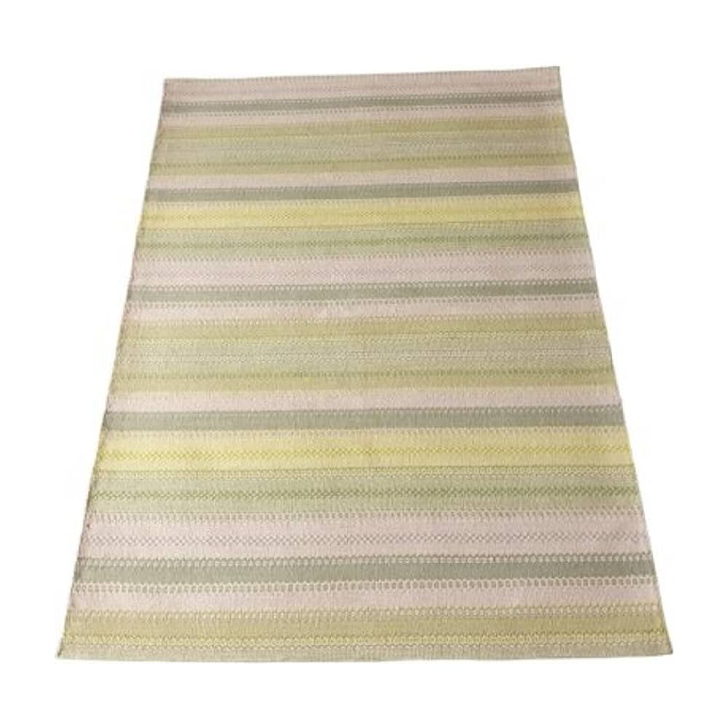 Alfombra Kelim Grande Verde image number 2.0