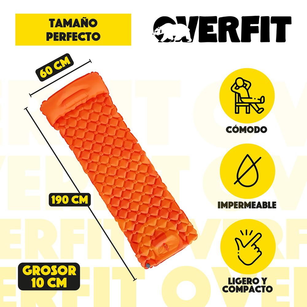 Colchoneta Inflable Individual Camping Overfit Light 10cm image number 2.0
