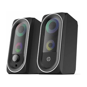 Parlante Usb Hp De 6w Est&eacute;reo Con Iluminaci&oacute;n Rgb Dhe-6001