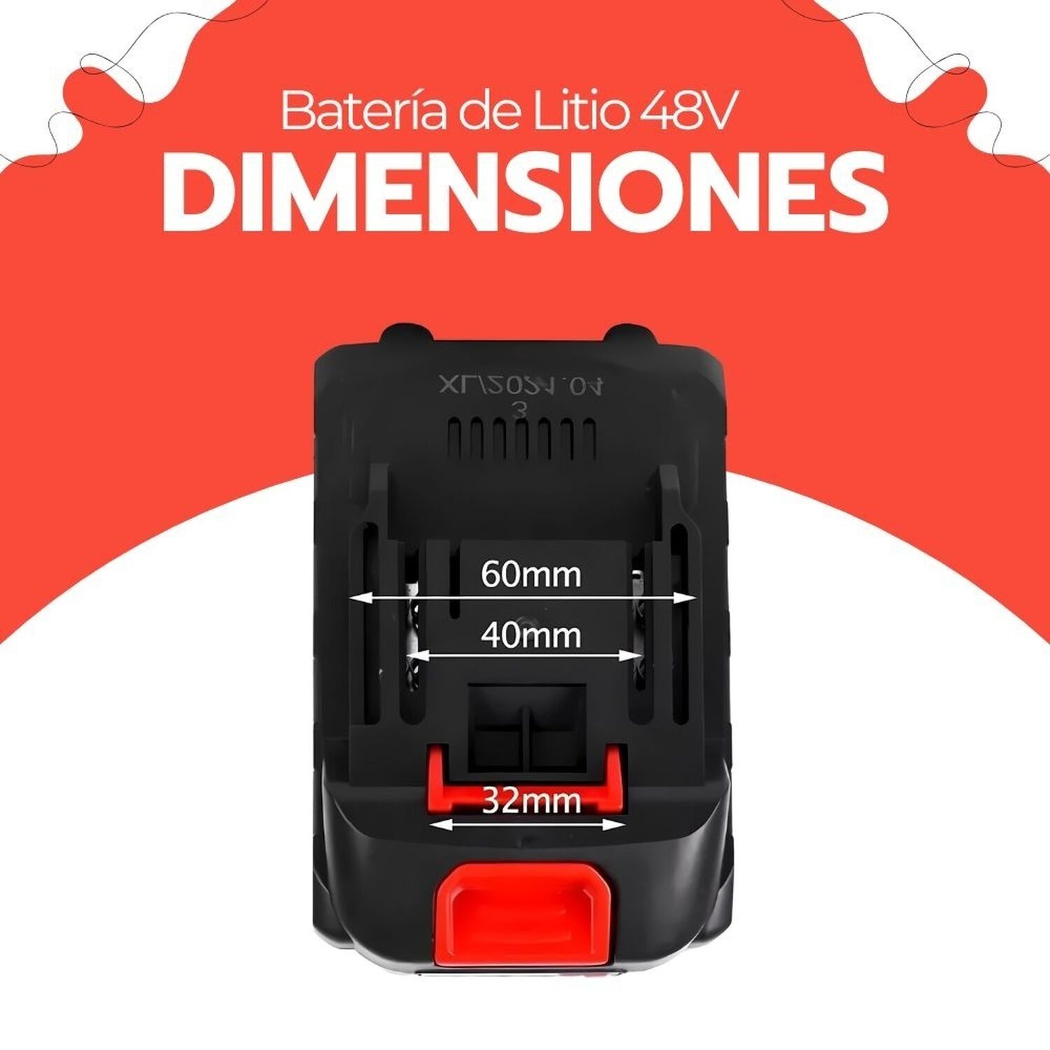 Bater&iacute;a 48v Litio Ion Industrial Ion Lithium Recargable image number 6.0