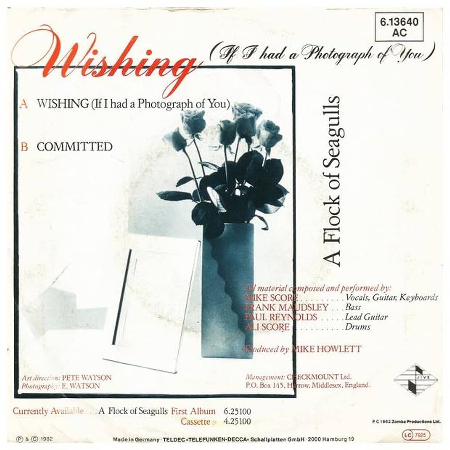 A Flock Of Seagulls - Wishing | 7'' Single Vinilo Usado image number 0.0