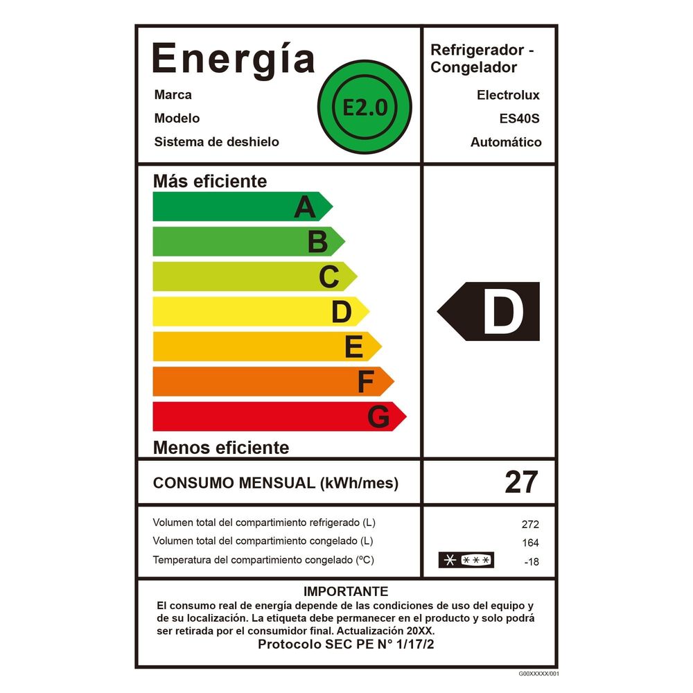 Refrigerador 440l No Frost Side By Side Inverter Es40s image number 13.0