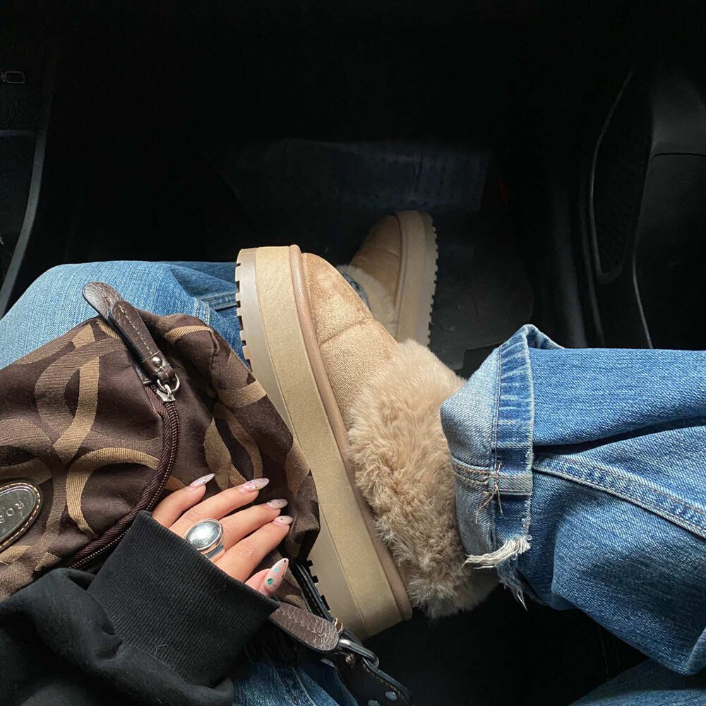 Pantufla Chalada Mujer Pinguih-5 Taupe Urbano image number 3.0