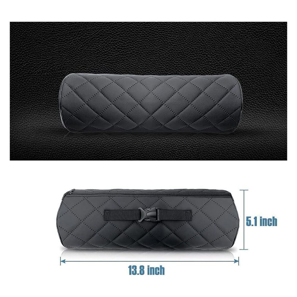 Almohada Cervical Auto Coj&iacute;n Reposacabezas Auto Cuero image number 2.0