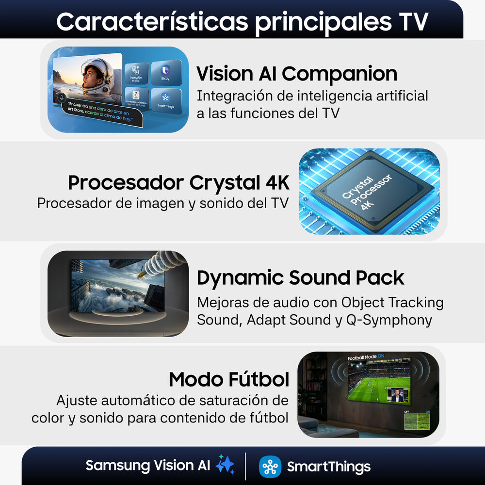 Samsung Crystal UHD U8000H 43", foto 3