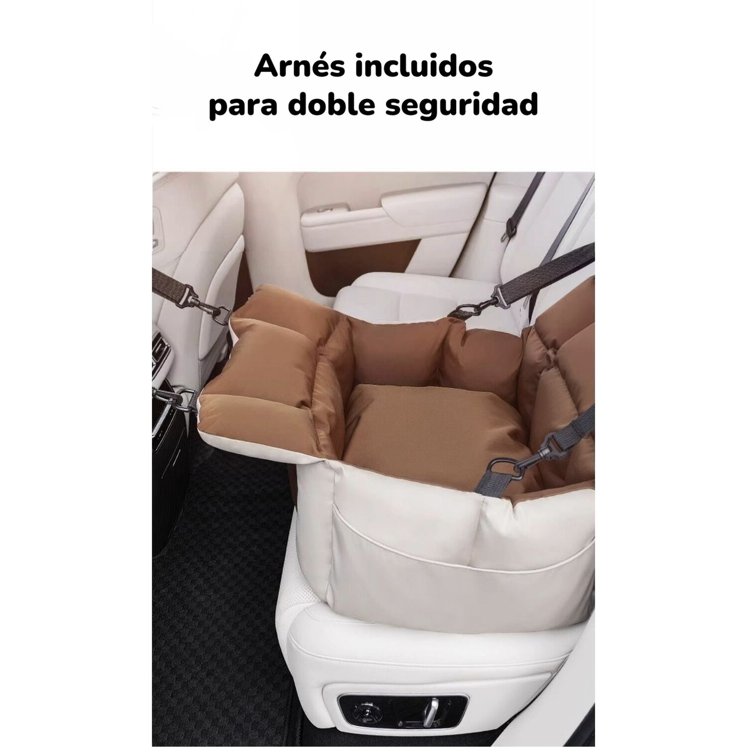 Bolso De Asiento Portatil Transportador 3 En 1 Mascota Auto image number 7.0