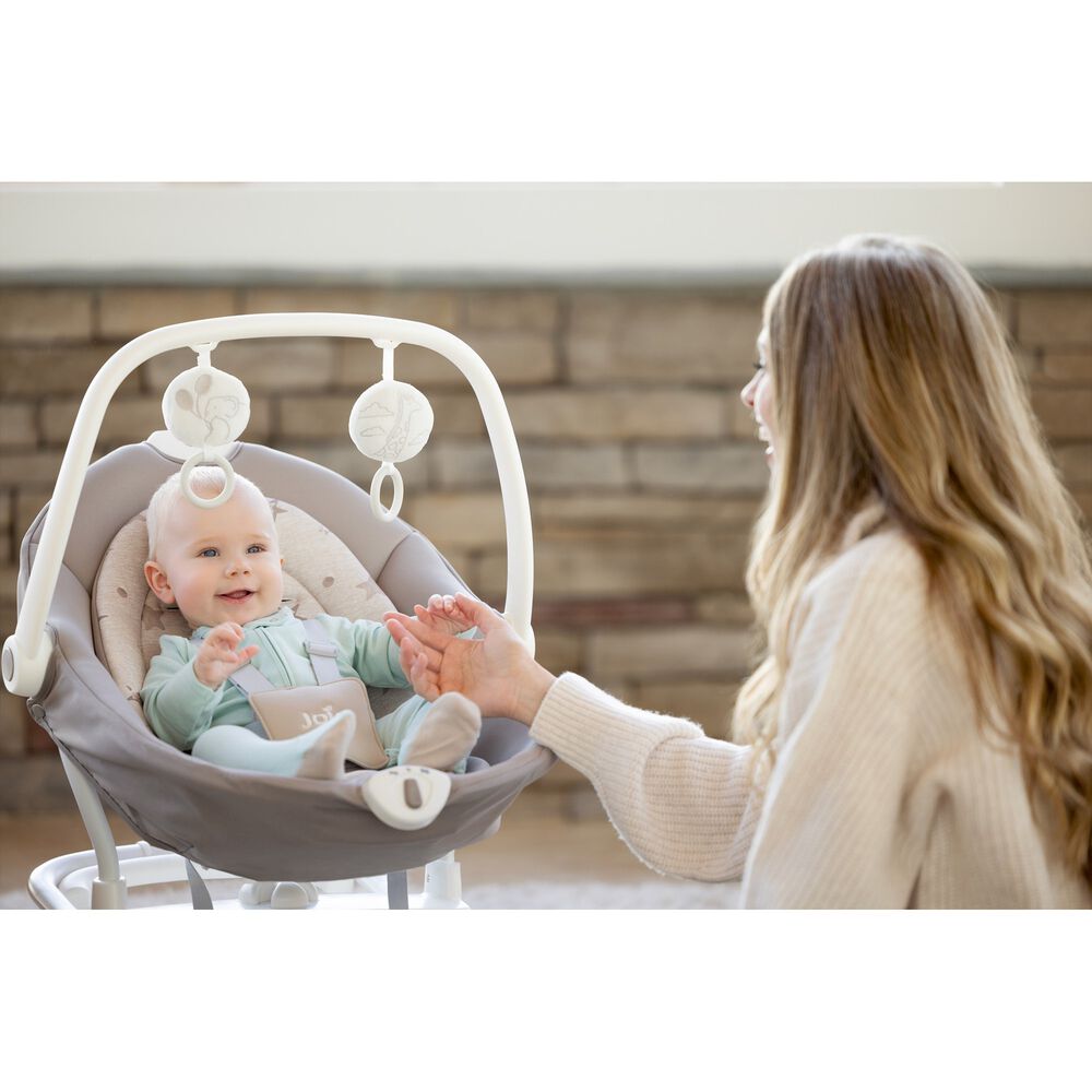 Silla Nido Mecedora Balanc&iacute;n Electr&oacute;nica Sansa 2in1 Palms image number 5.0