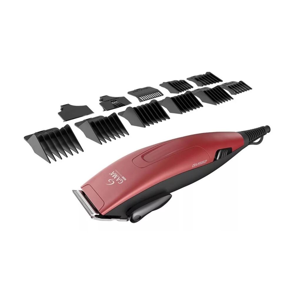 Maquina Corta Pelo Barba 24 Accesorios Rojo Gm562 Gama image number 2.0