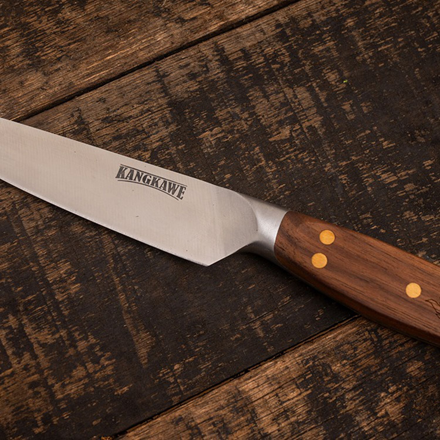 Cuchillo 5" Pellaifa Con Funda 100% Cuero Caf&eacute; image number 3.0