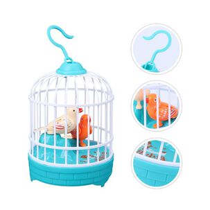 Juguete Mini Jaula Pajaritos Interactivo Parlante