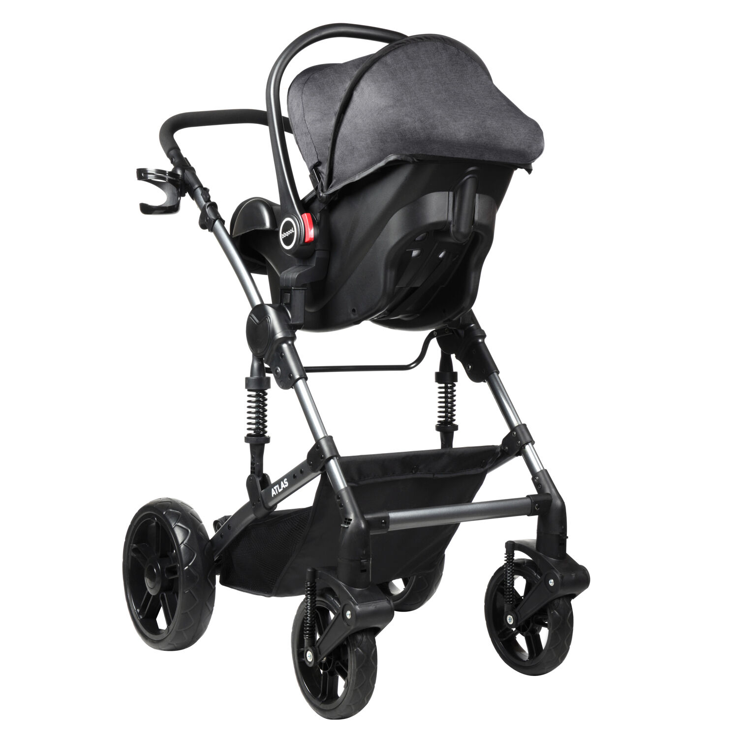 Coche Travel System Atlas Gris image number 3.0