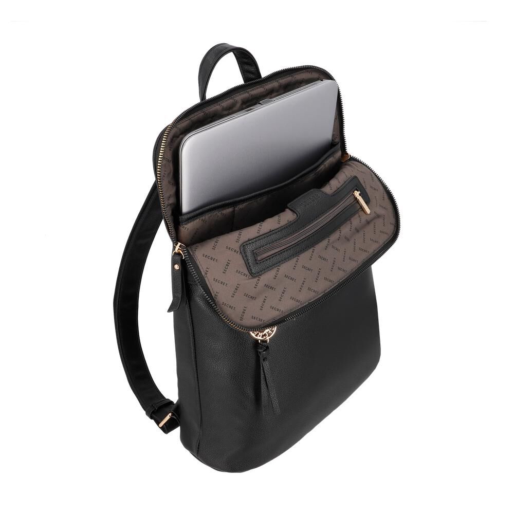 Mochila Notebook Secret Laurens St6 Negro 14" image number 3.0