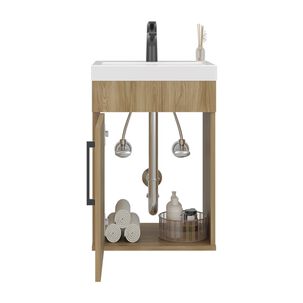 Vanitorio Flotante 1 Puerta 54.1x39.6x32.5 Cm