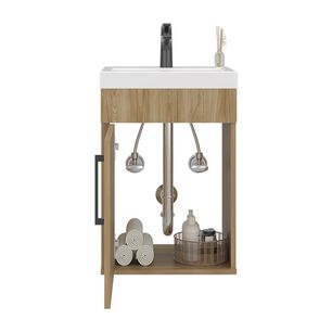 Vanitorio Flotante 1 Puerta 54.1x39.6x32.5 Cm