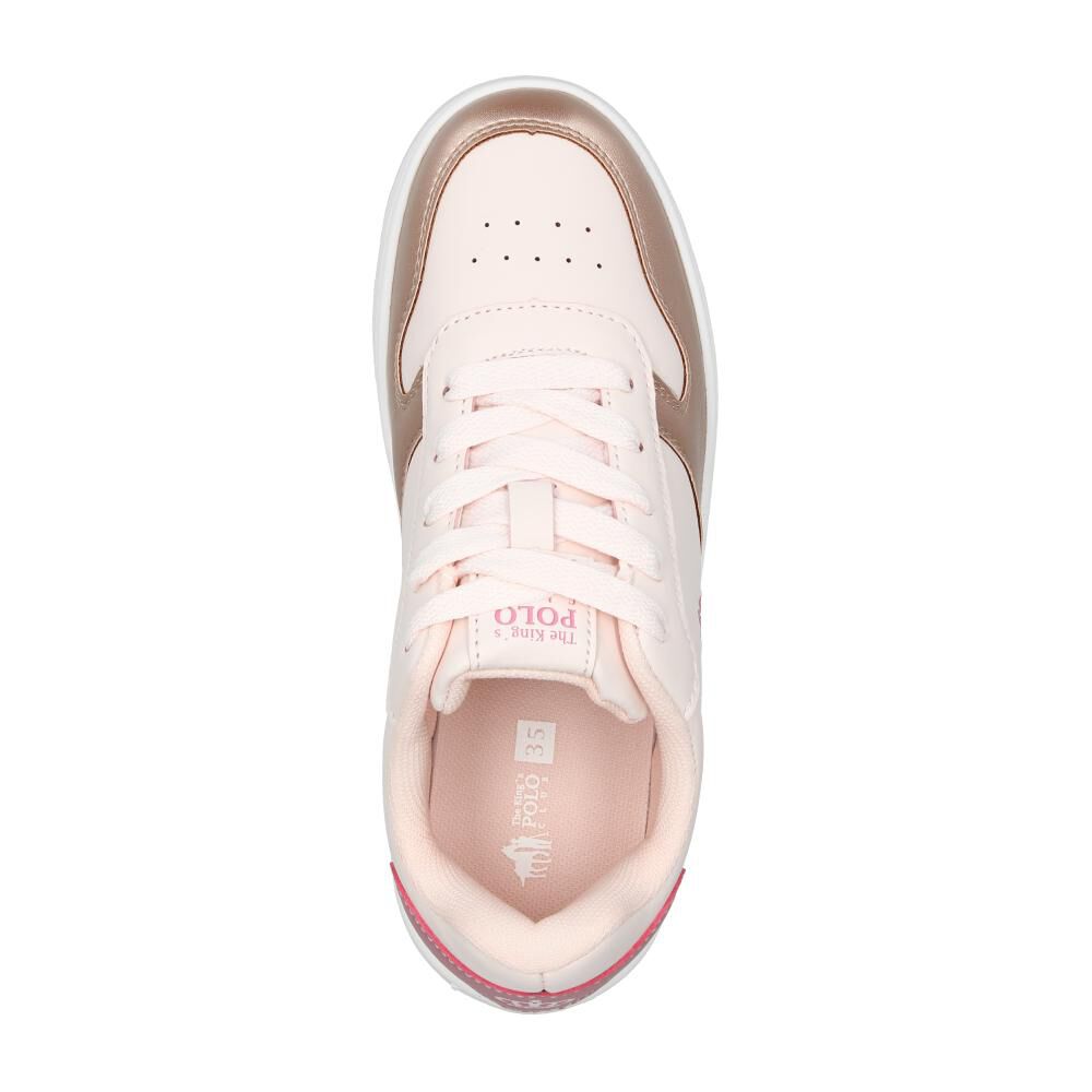Zapatilla Infantil Niña The King's Polo Club Pink image number 4.0
