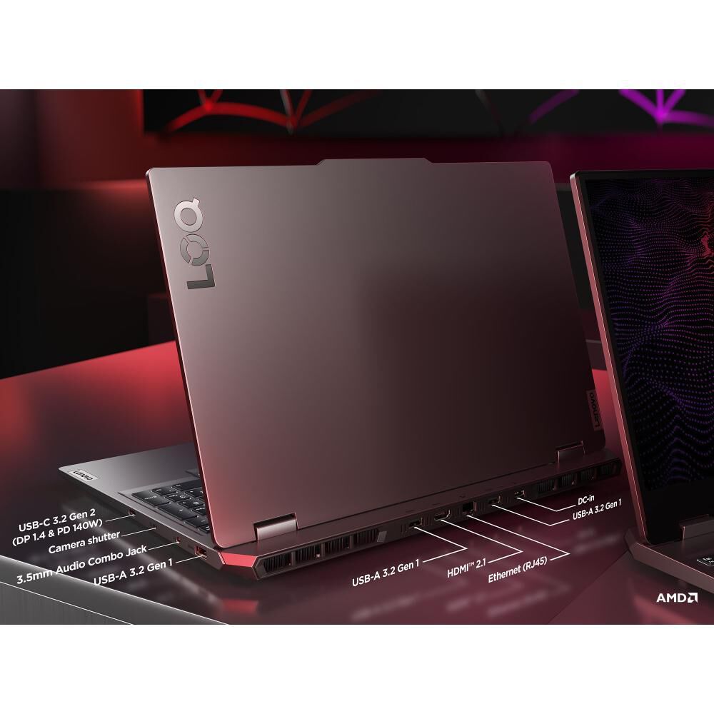 Notebook Gamer 15.6" Lenovo Loq G9 / AMD Ryzen 7 / 24 GB RAM / Nvidia Geforce RTX 4050 / 512 GB SSD image number 5.0