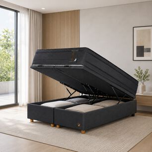 Cama Ba&uacute;l Mons Sauvage / Super King / Base Dividida