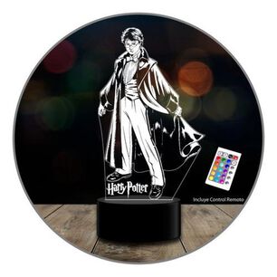 L&aacute;mpara 3d Harry Potter Control Remoto