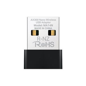 Adaptador Usb Wifi Mercusys Ma14n Al&aacute;mbrico Metallic Black