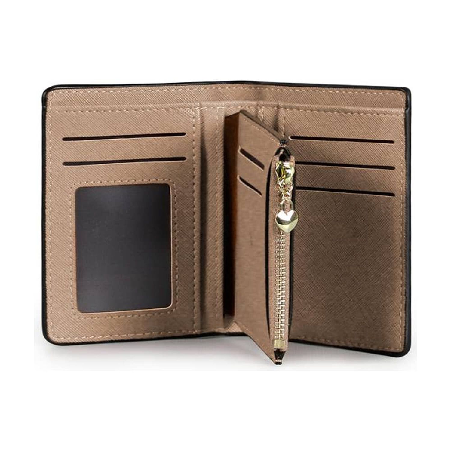 Billetera Mujer Briana Taupe Carven image number 1.0