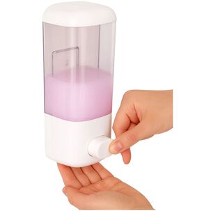 Dispensador De Jabon Liquido Alcohol Gel Shampo 500ml Blanco