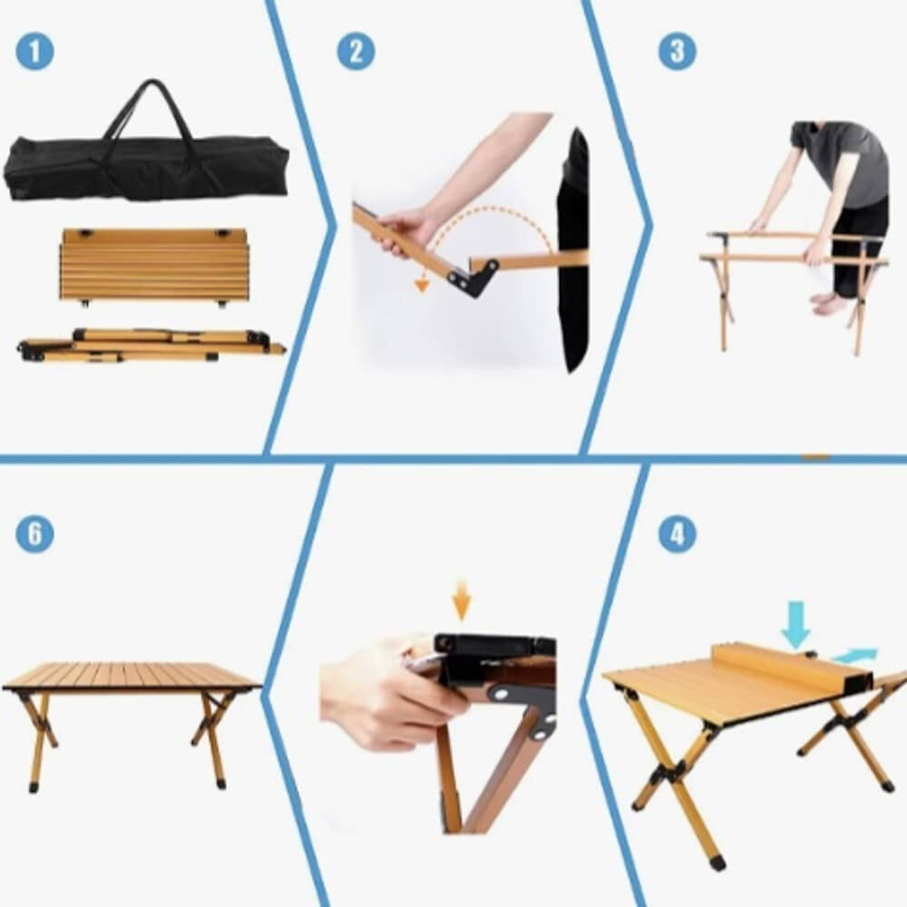 Mesa Multiuso Plegable Portatil image number 5.0