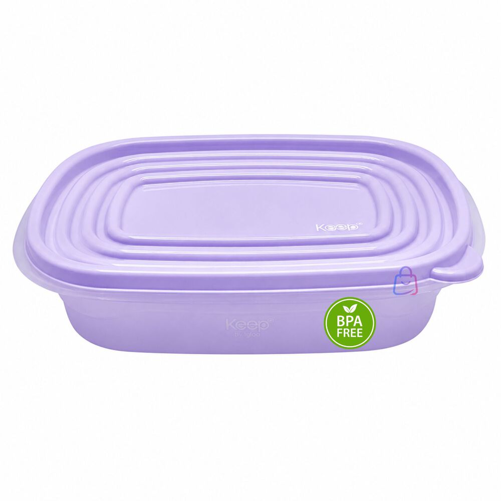 Set 3 Contenedores Herm&eacute;ticos Apilables Keep 950ml - Ps image number 3.0
