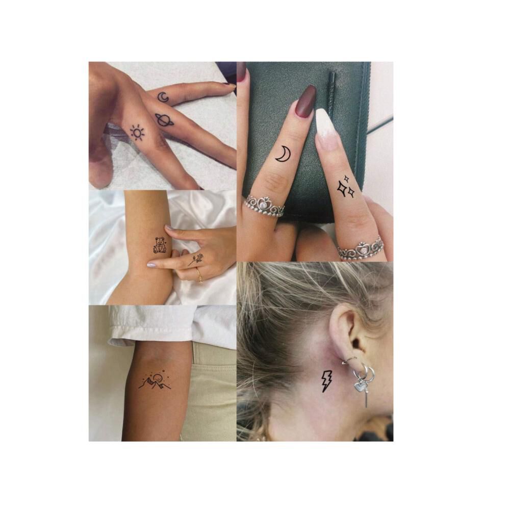 Pegatinas Tatuajes Temporales Impermeables Diseños Top 2024 image number 9.0