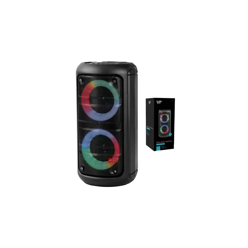 Parlante Bluetooth Karaoke Con Micrófono Luz Flash 10w - Ps image number 1.0