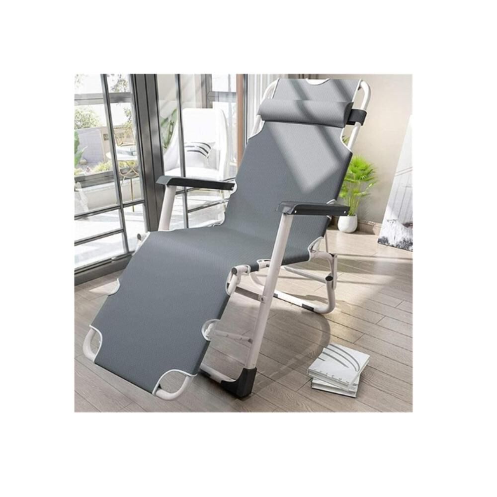 Silla De Camping Plegable Cama Reclinable Reposera Portátil image number 17.0