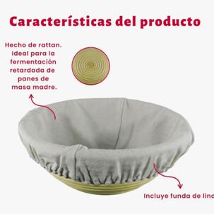 Cesta De Rattan 20cm
