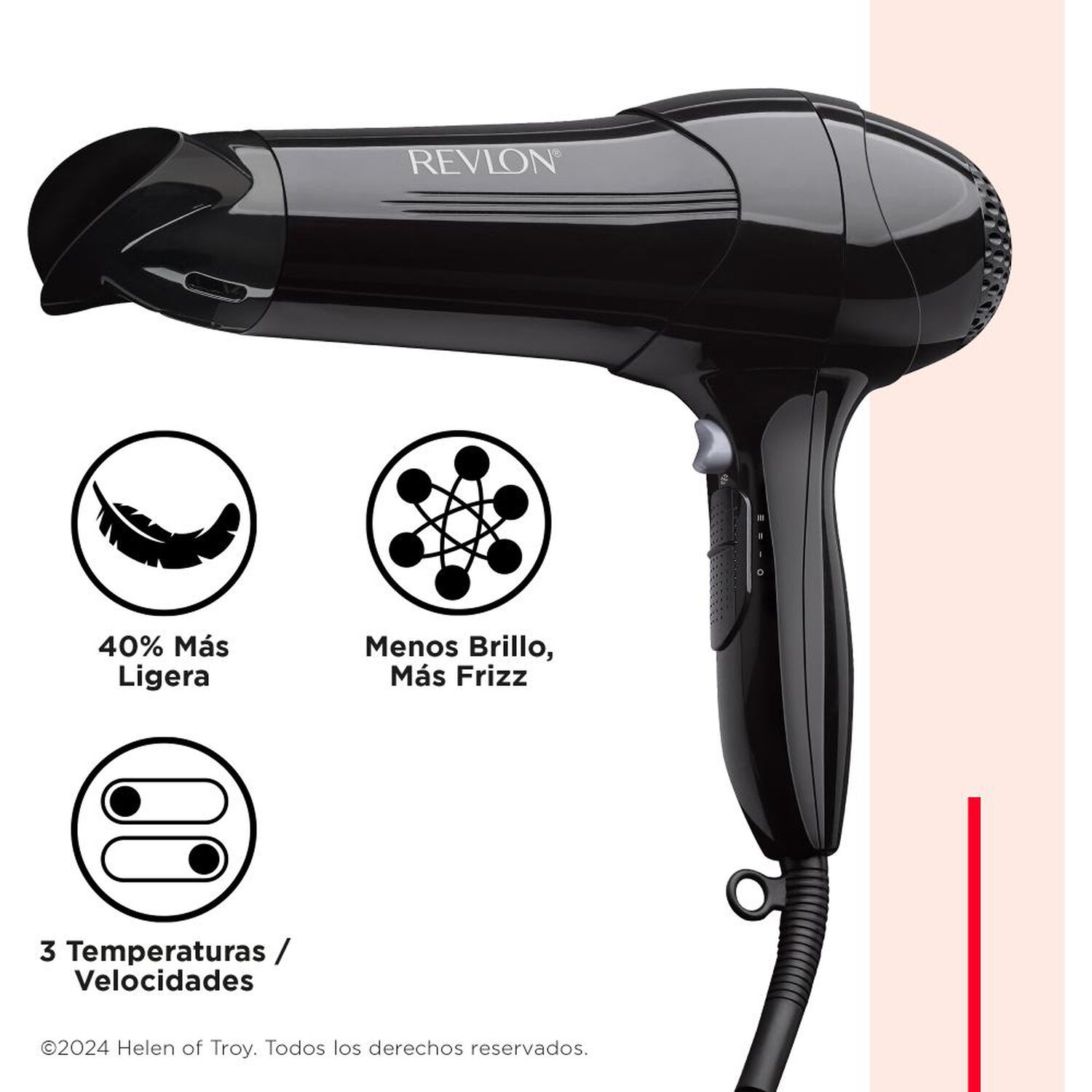 Secador De Pelo Revlon Control Frizz image number 3.0